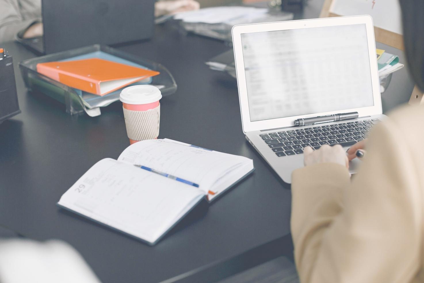 Financial planning session with charts and calculator